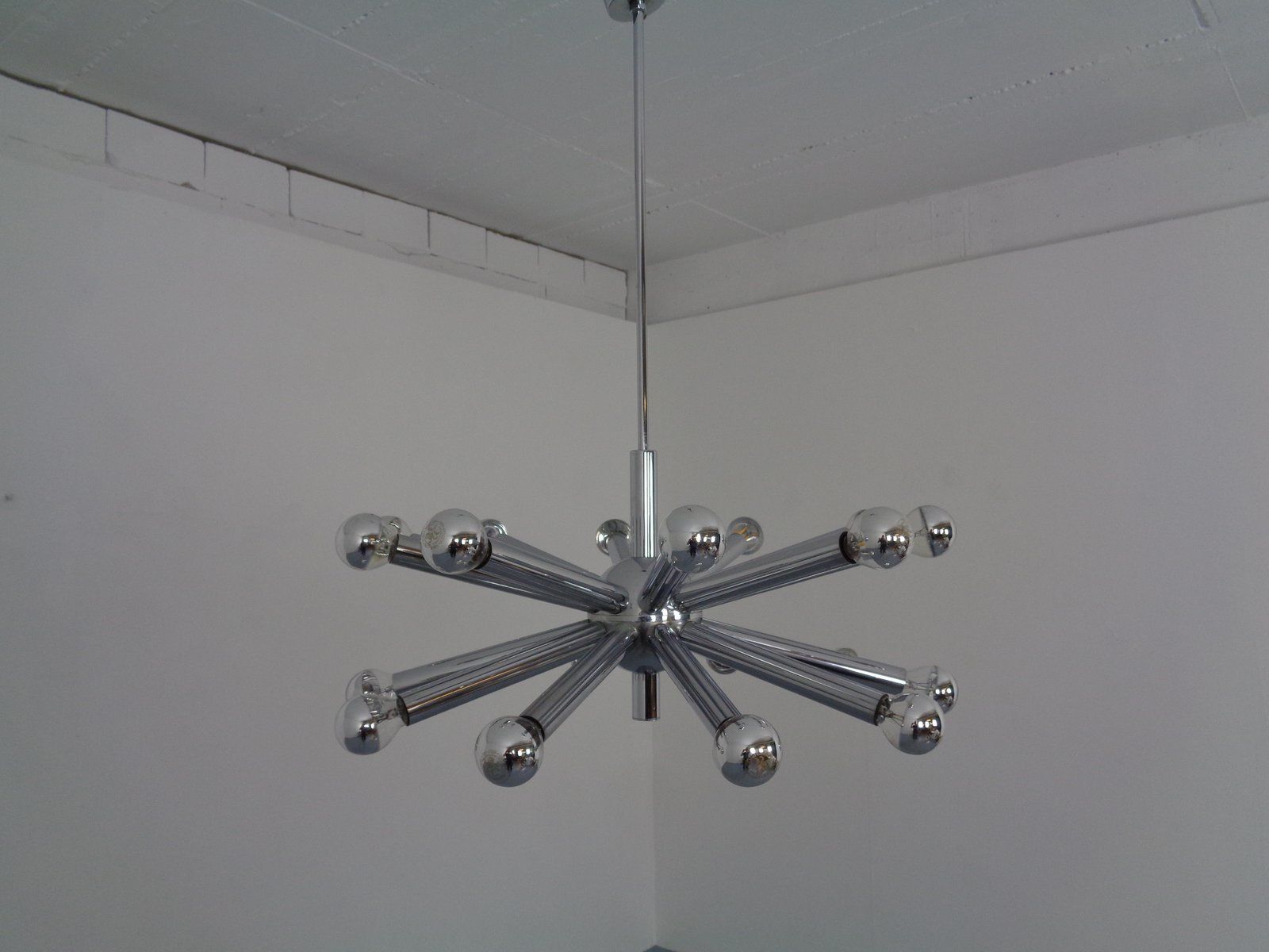 Large Italian Sputnik Chandelier By Gaetano Sciolari For Sciolari, 1960s photo vintage