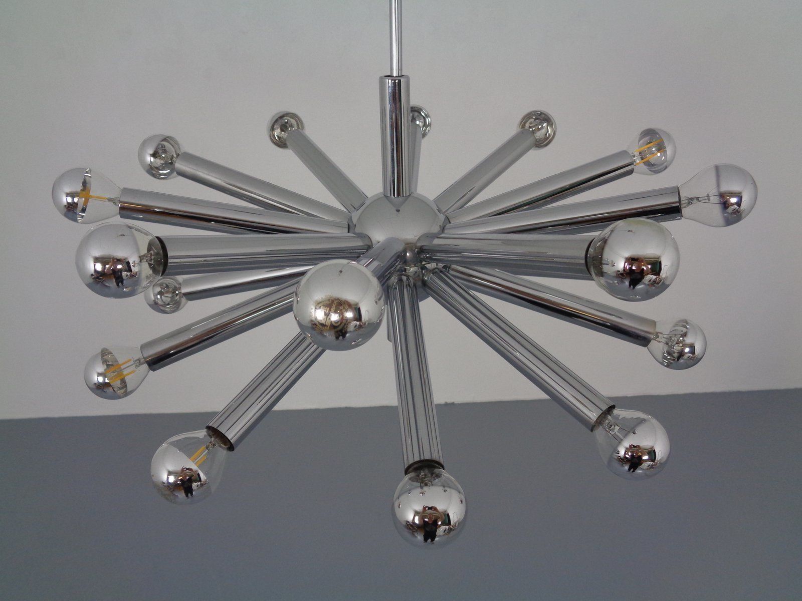 1095.0 Large Italian Sputnik Chandelier By Gaetano Sciolari For Sciolari, 1960s photo