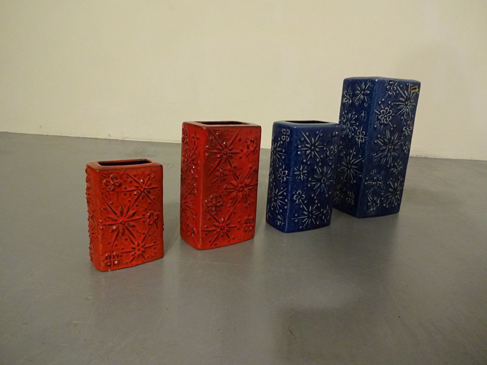 Kosmos Ceramic Vases From Scheurich, 1960s, Set Of 4 photo furniture