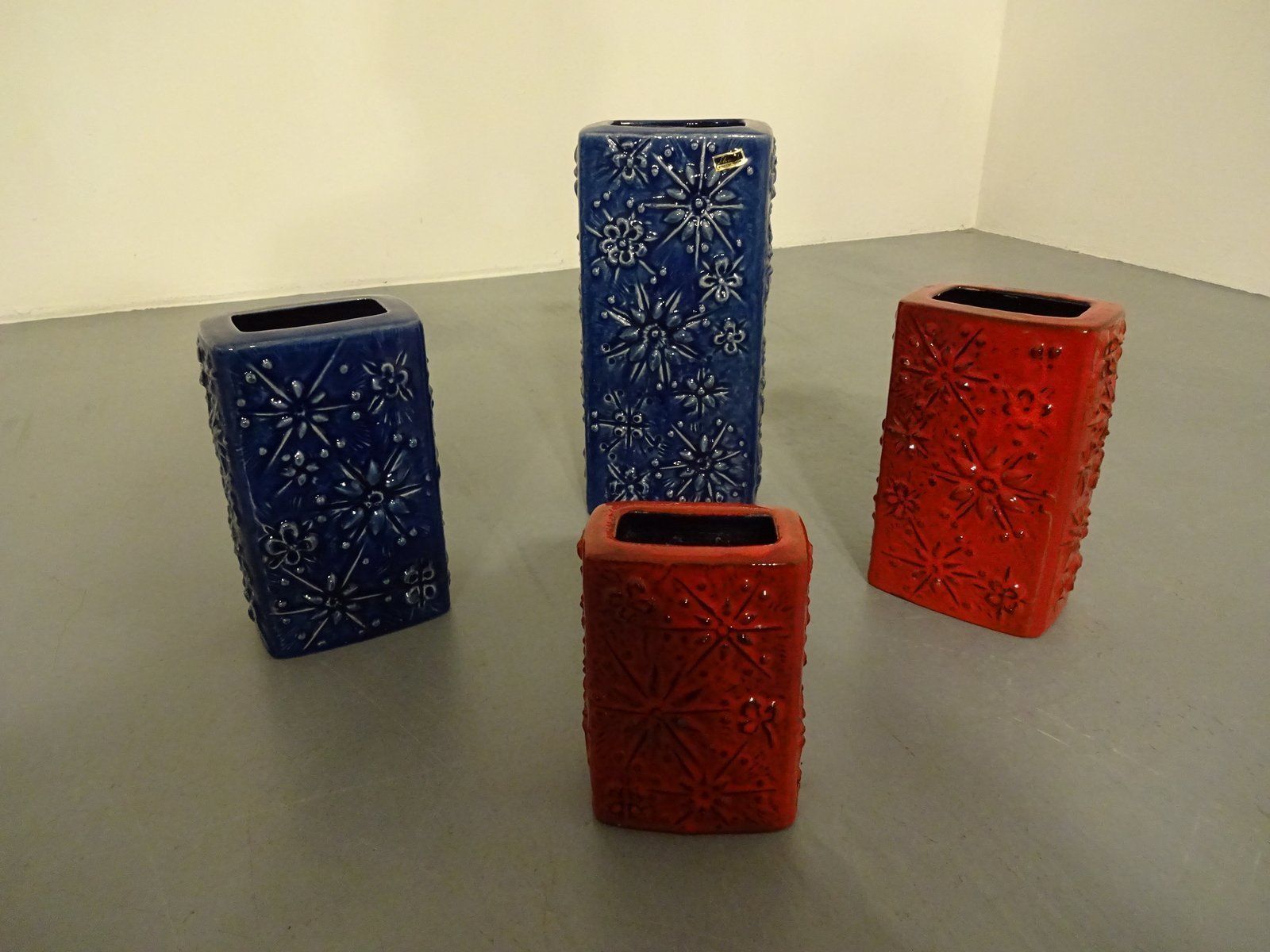 Kosmos Ceramic Vases From Scheurich, 1960s, Set Of 4 photo 201.0