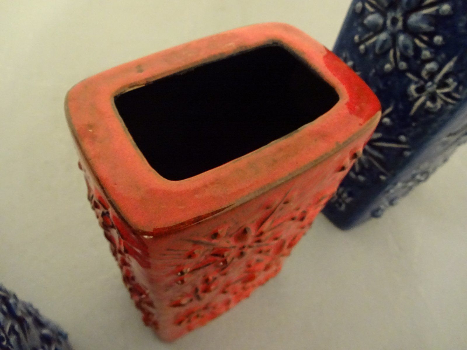 Home Decor Kosmos Ceramic Vases From Scheurich, 1960s, Set Of 4 photo