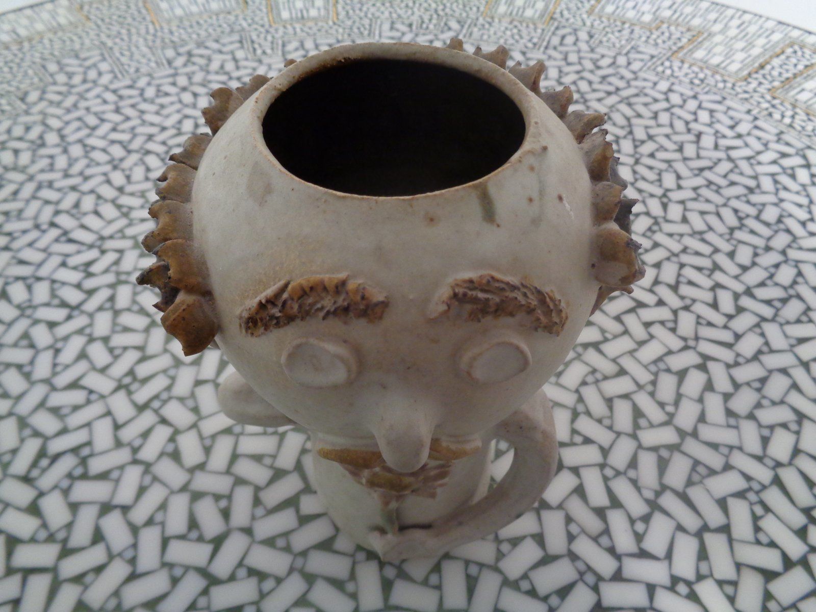 photo vinterior Danish Studio Ceramic Woman And Man Vases  1960s  Set Of 2