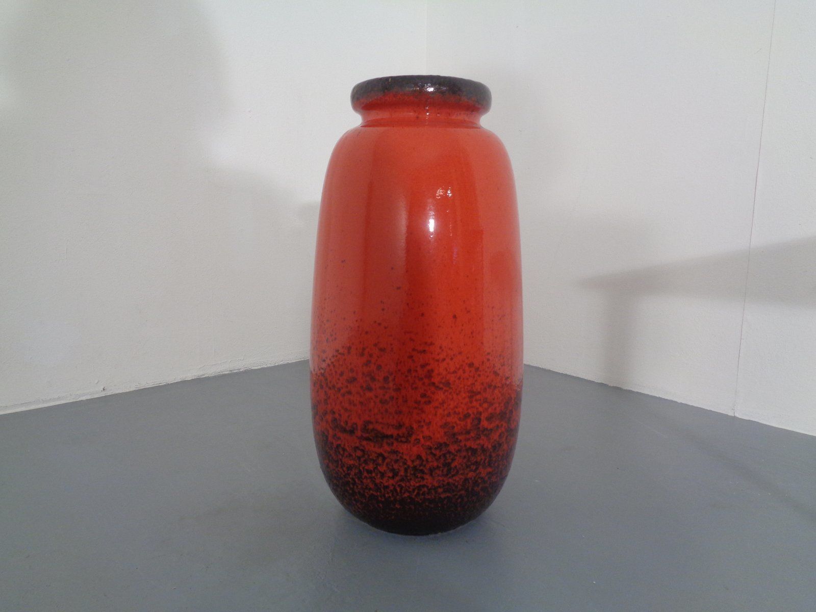 Large Glazed Ceramic Nr. 284 53 Vase From Scheurich 1970s photo for sale