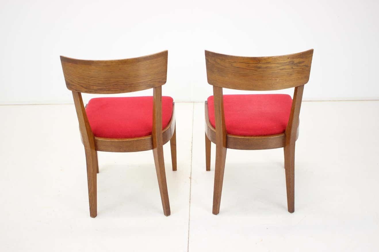 Dining Chairs H 40 By Jindrich Halabala For Up Závody, Set Of Two photo 433.0
