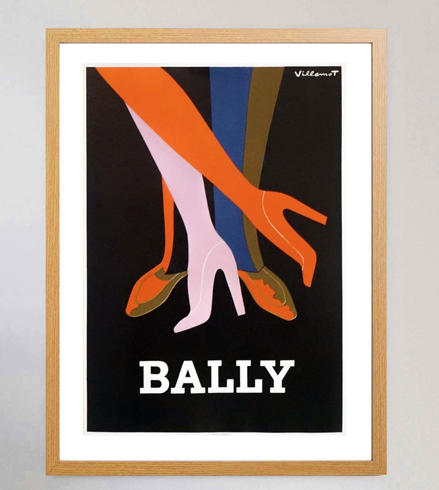 Bally Shoes Original Vintage Poster photo Art