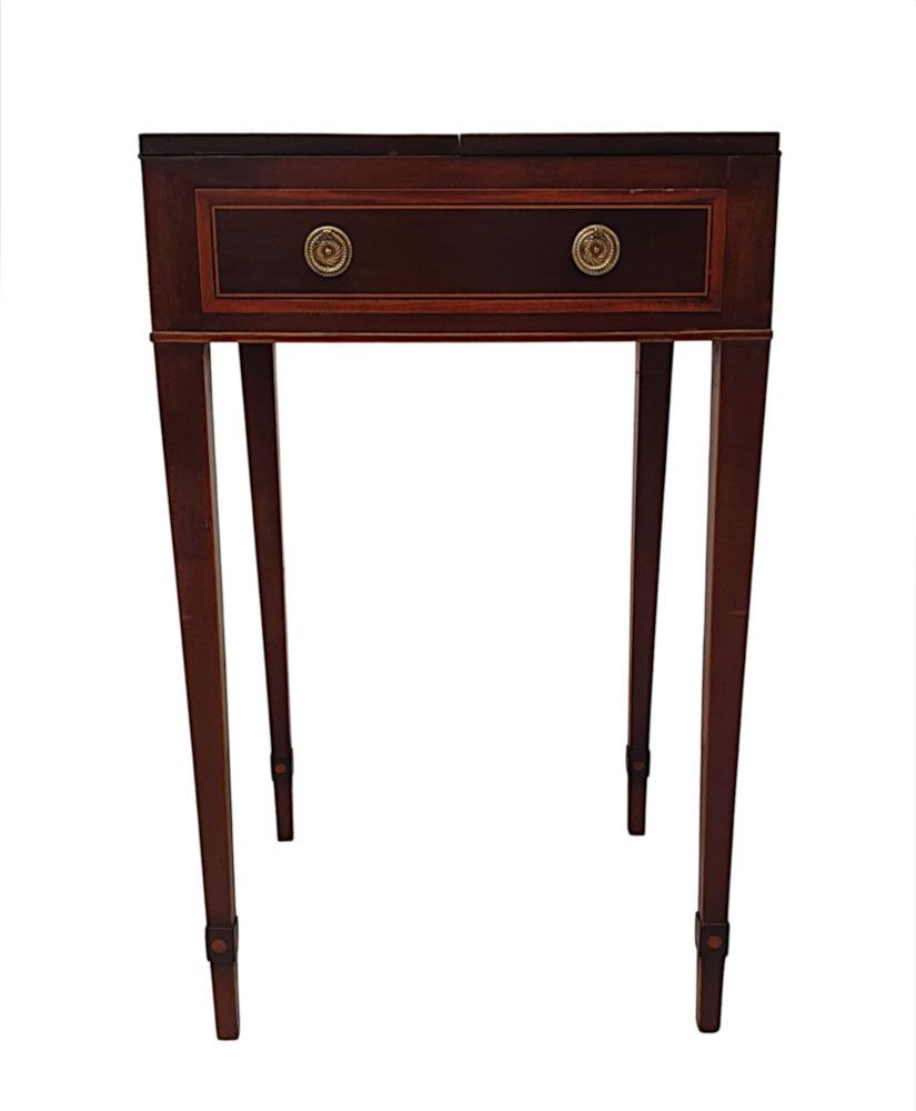 A Fabulous Early 19th Century Regency Inlaid Card Table photo for sale