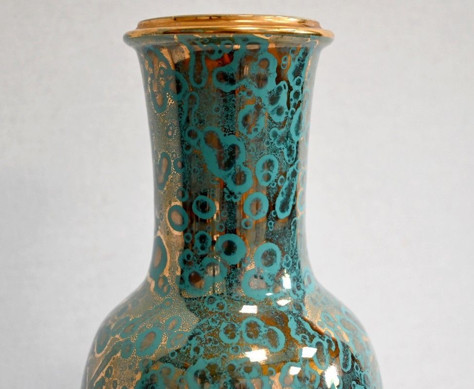 Vase From The Ceramic Workshops “Mf Sèvres” – 1940 photo vinterior