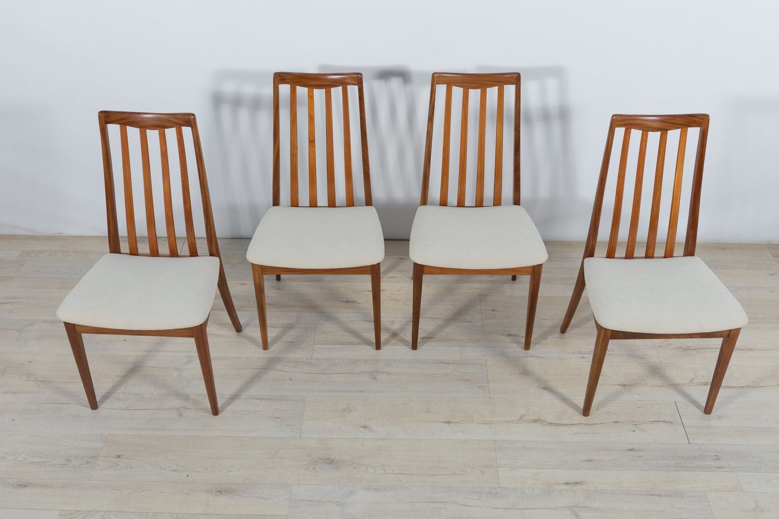 Mid Century Teak Dining Chairs By Leslie Dandy For G Plan, 1960s, Set Of 4 photo for sale