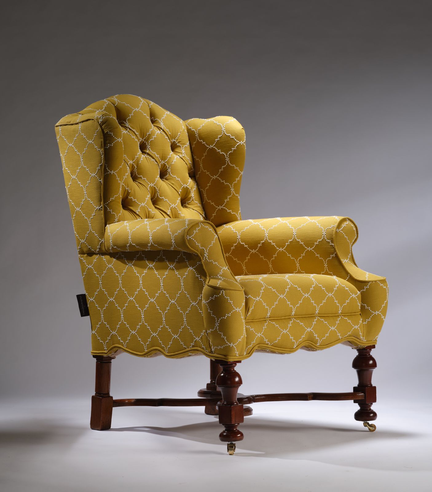 Gorgeous, Lovely Proportioned, Fully Restored & Newly Reupholstered Antique William & Mary Style Armchair, Circa 1900's