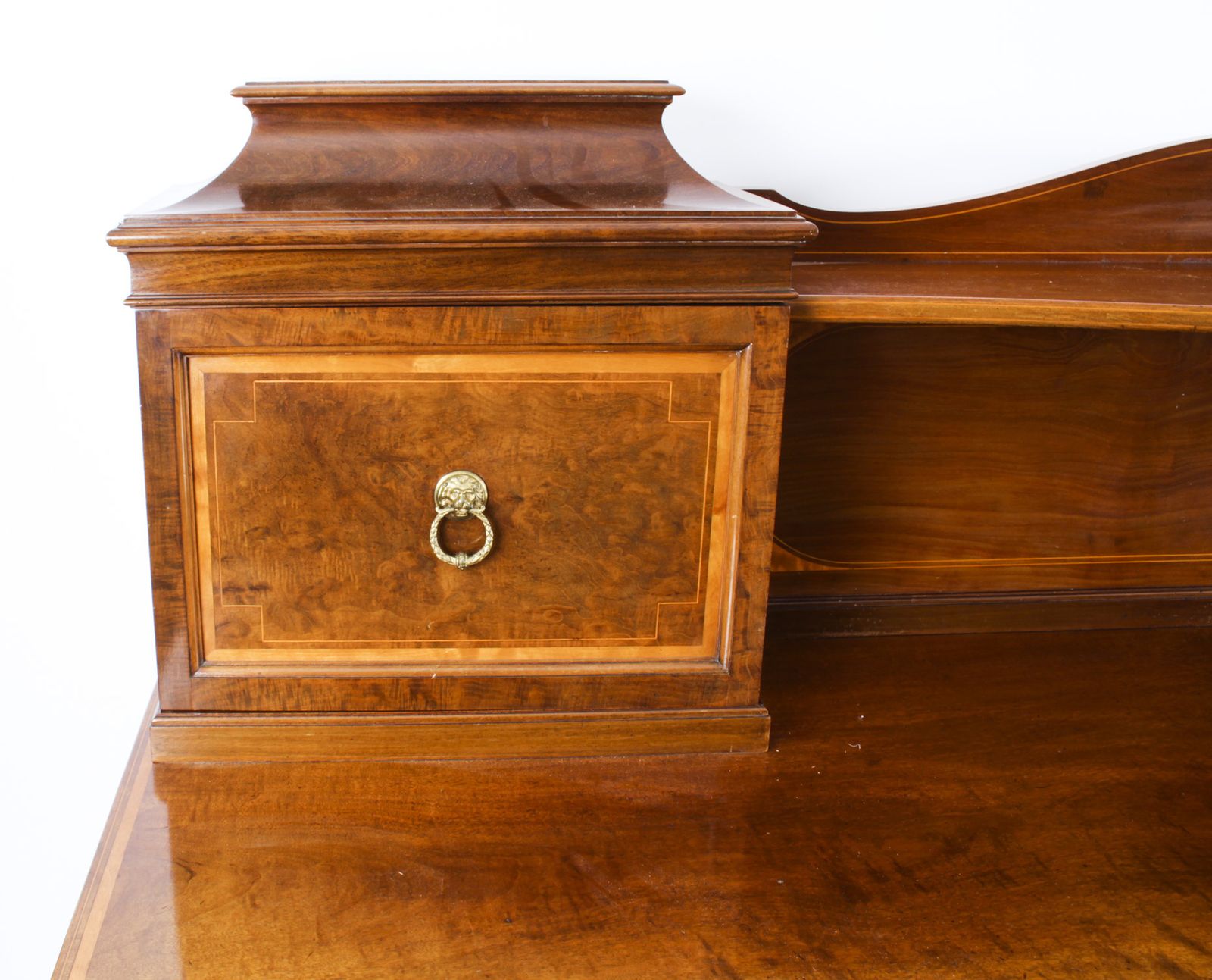 photo furniture Edwardian Sheraton Revival Mahogany Sideboard  19th C
