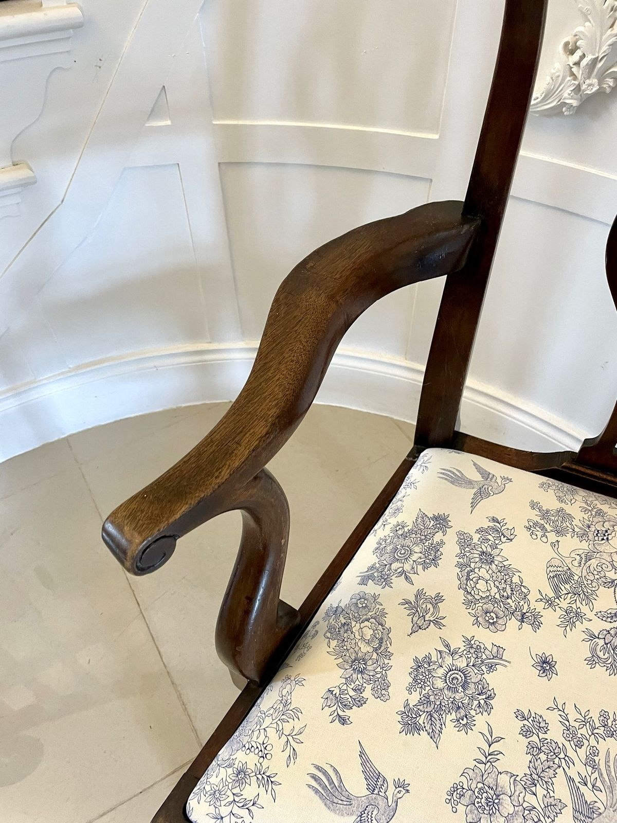 Antique Mahogany 19th Century Desk Chair photo furniture
