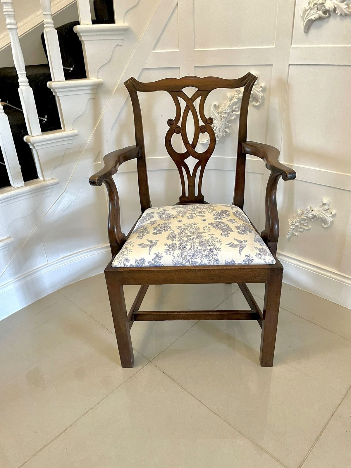 Antique Mahogany 19th Century Desk Chair photo 1195.0