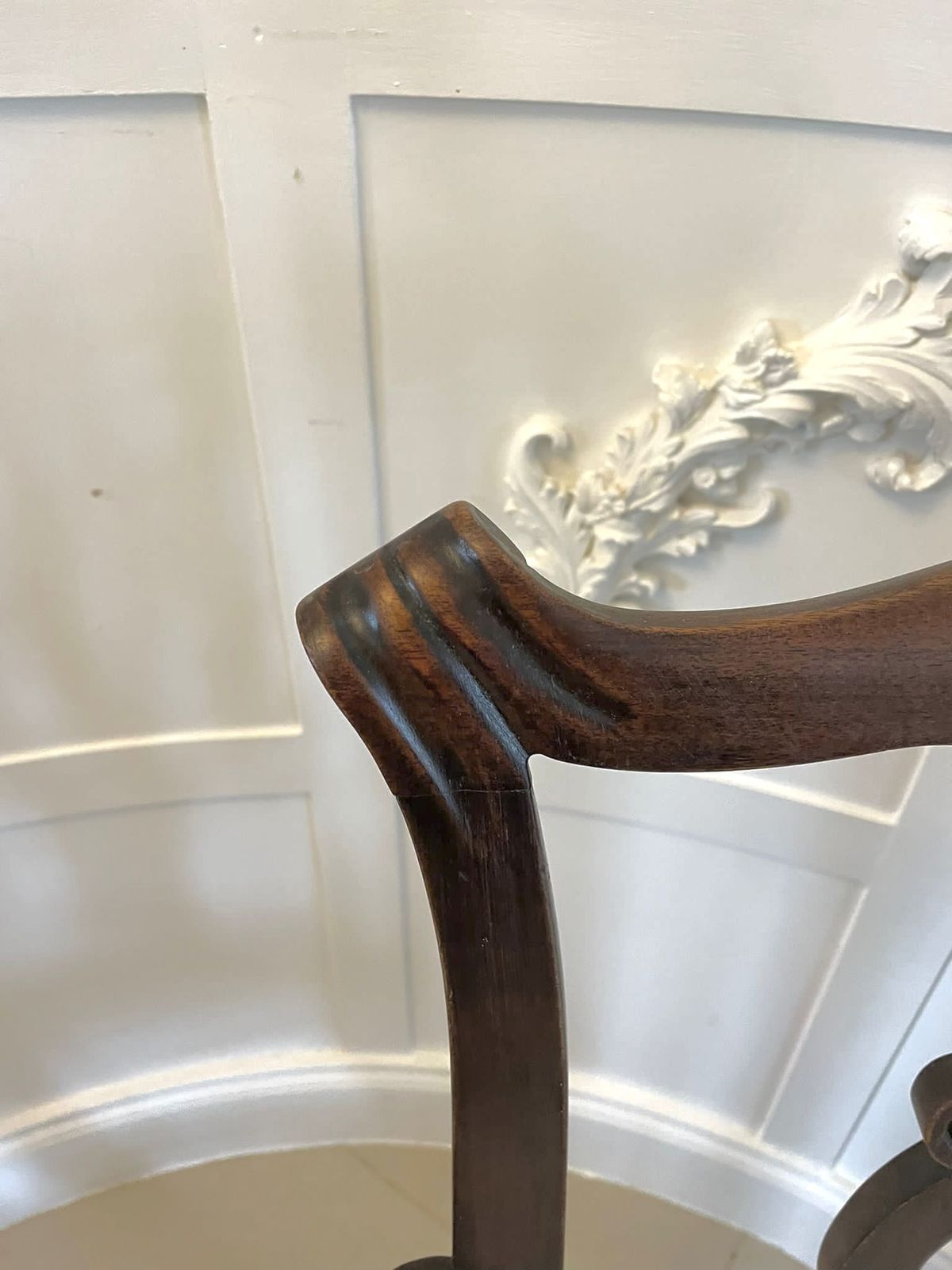 Antique Mahogany 19th Century Desk Chair photo vinterior