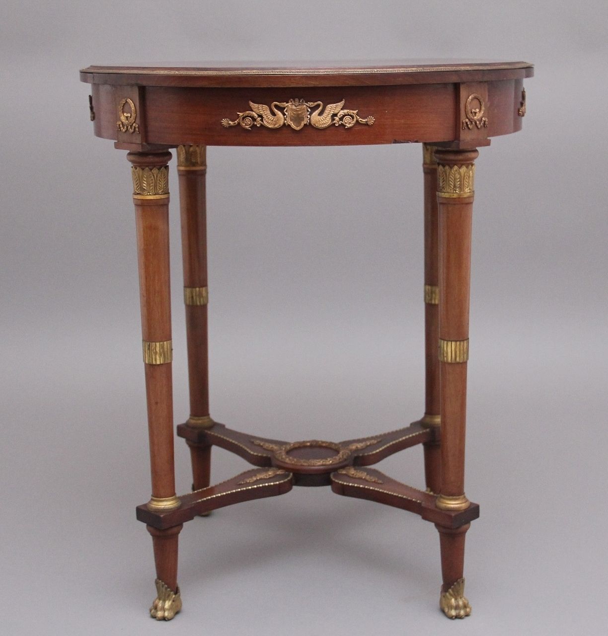 19th Century French Mahogany Centre Table In The Empire Style photo 1750.0