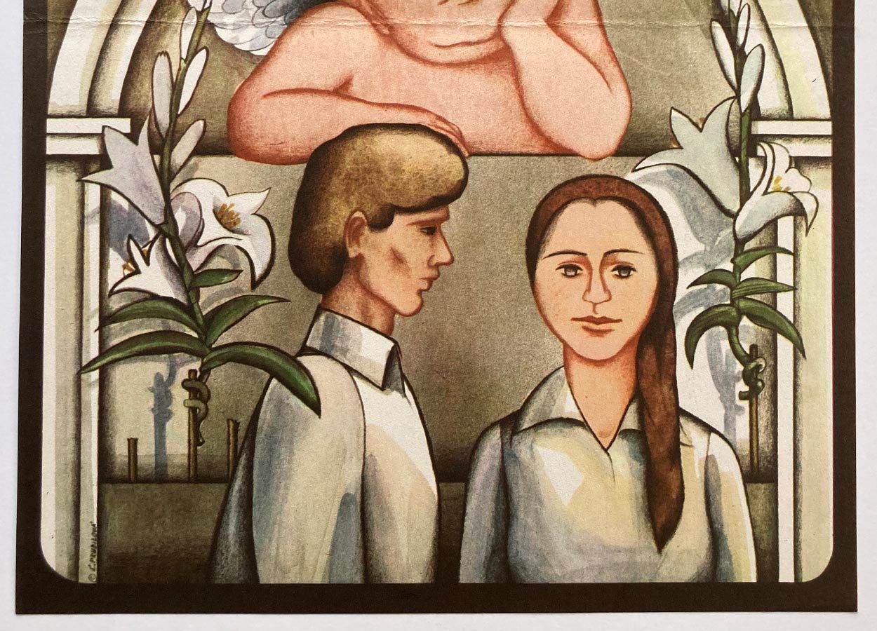 Movie Poster, Virtuous Methodius, ľubica Prudilová, 1979 photo Art