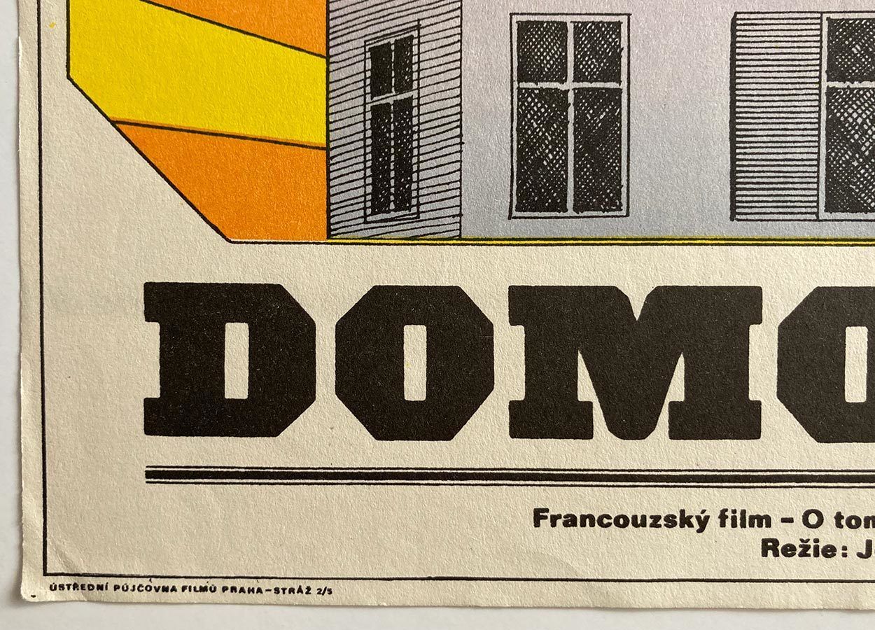 Movie Poster, Le Concierge, Karel Machálek, 1974 photo 52.0