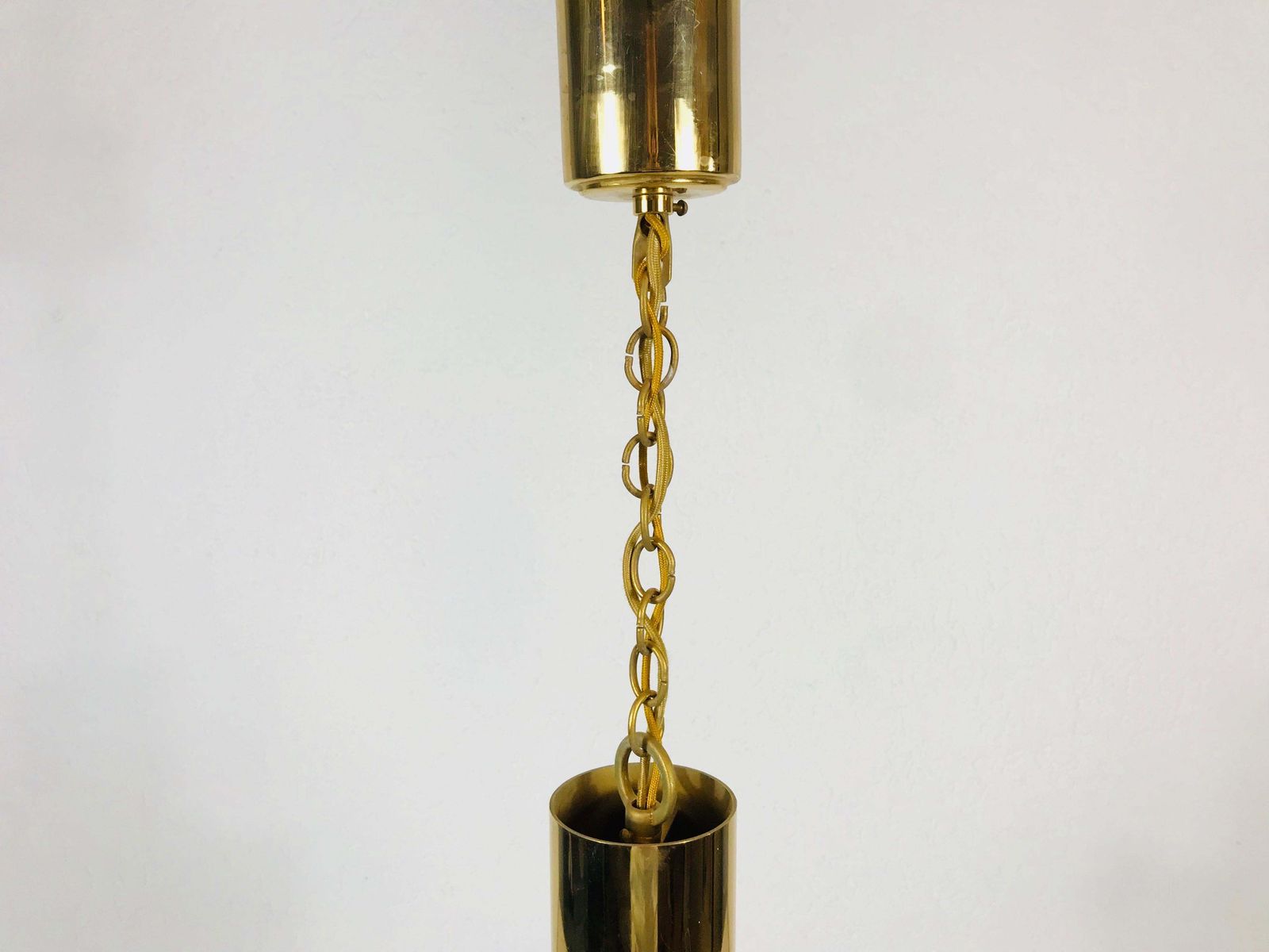 Gilt Brass And Crystal Glass Chandelier By Palwa, Germany, 1970s photo buy