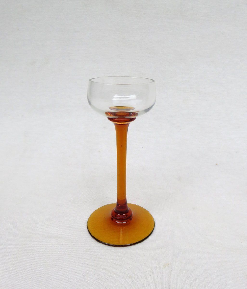 Art Nouveau Liqueur Glasses From Rheinische Glashütte Köln Ehrenfeld, 1890s, Set Of 11 photo Home Decor