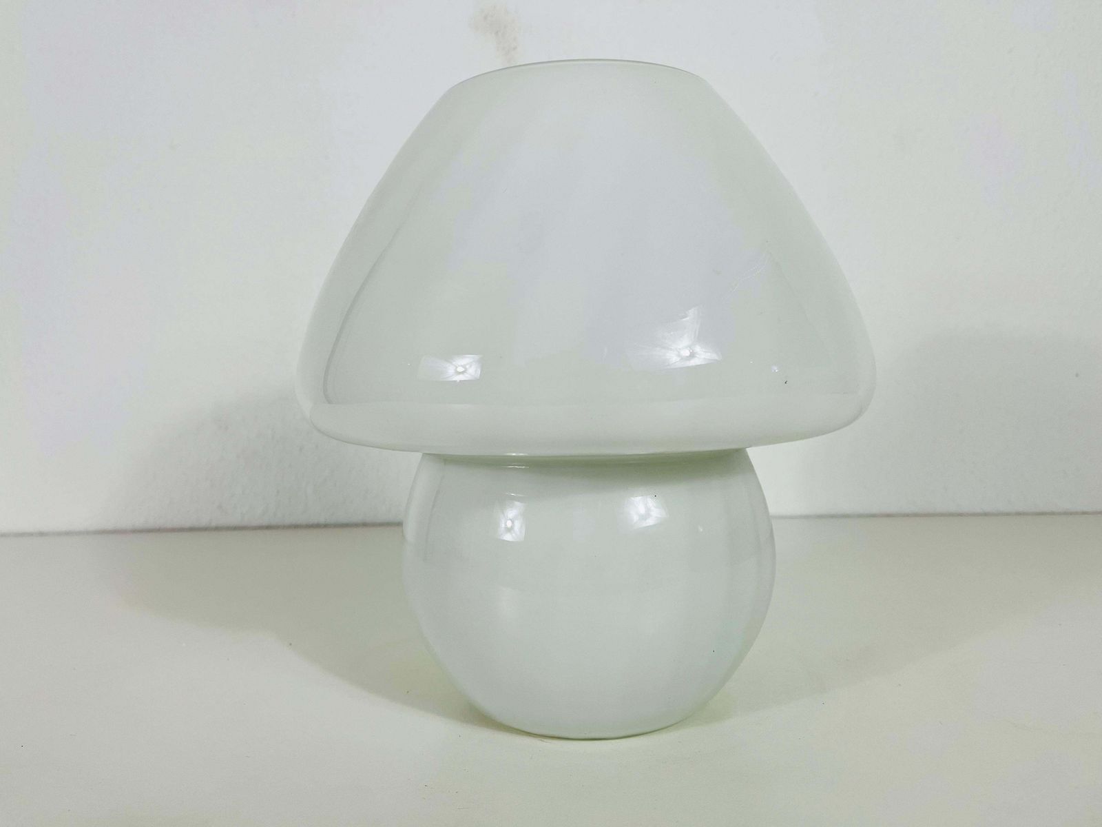 Murano Glass Mushroom Table Lamp By Vetri D‘Arte, Italy, 1970s photo Lighting