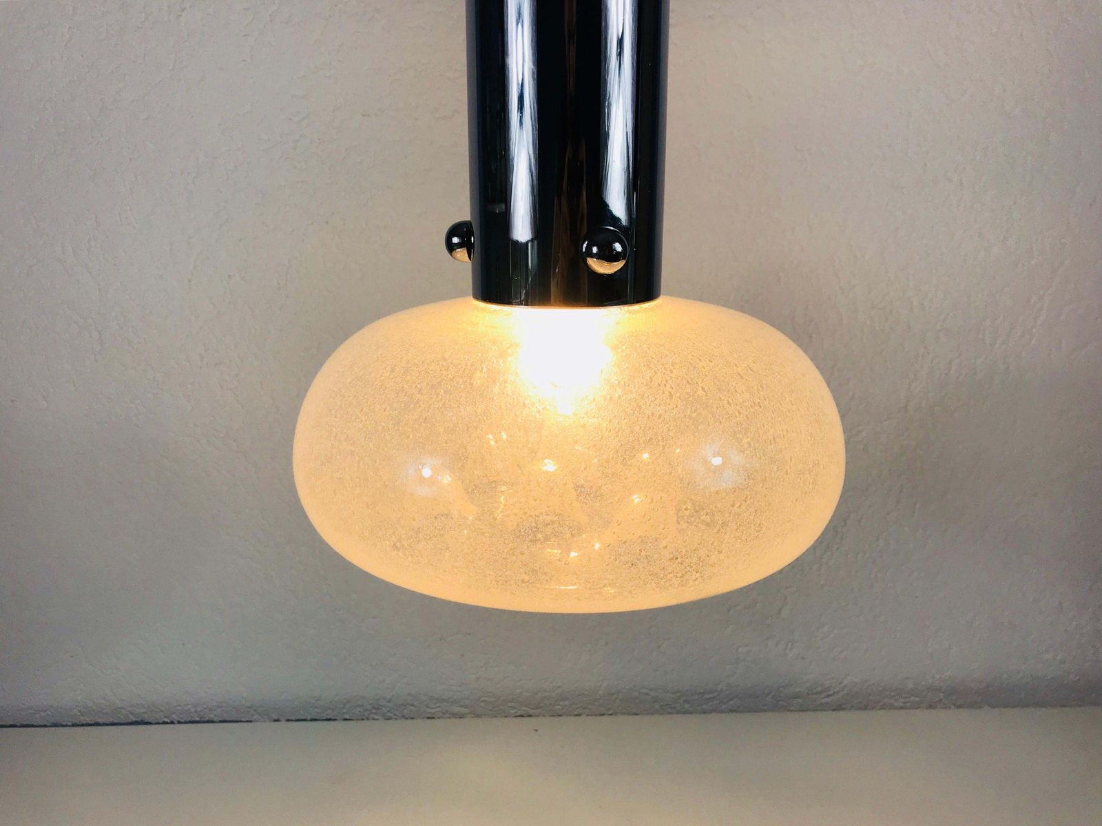 Italian Midcentury Murano Glass Pendant Light, 1960s, Italy photo for sale