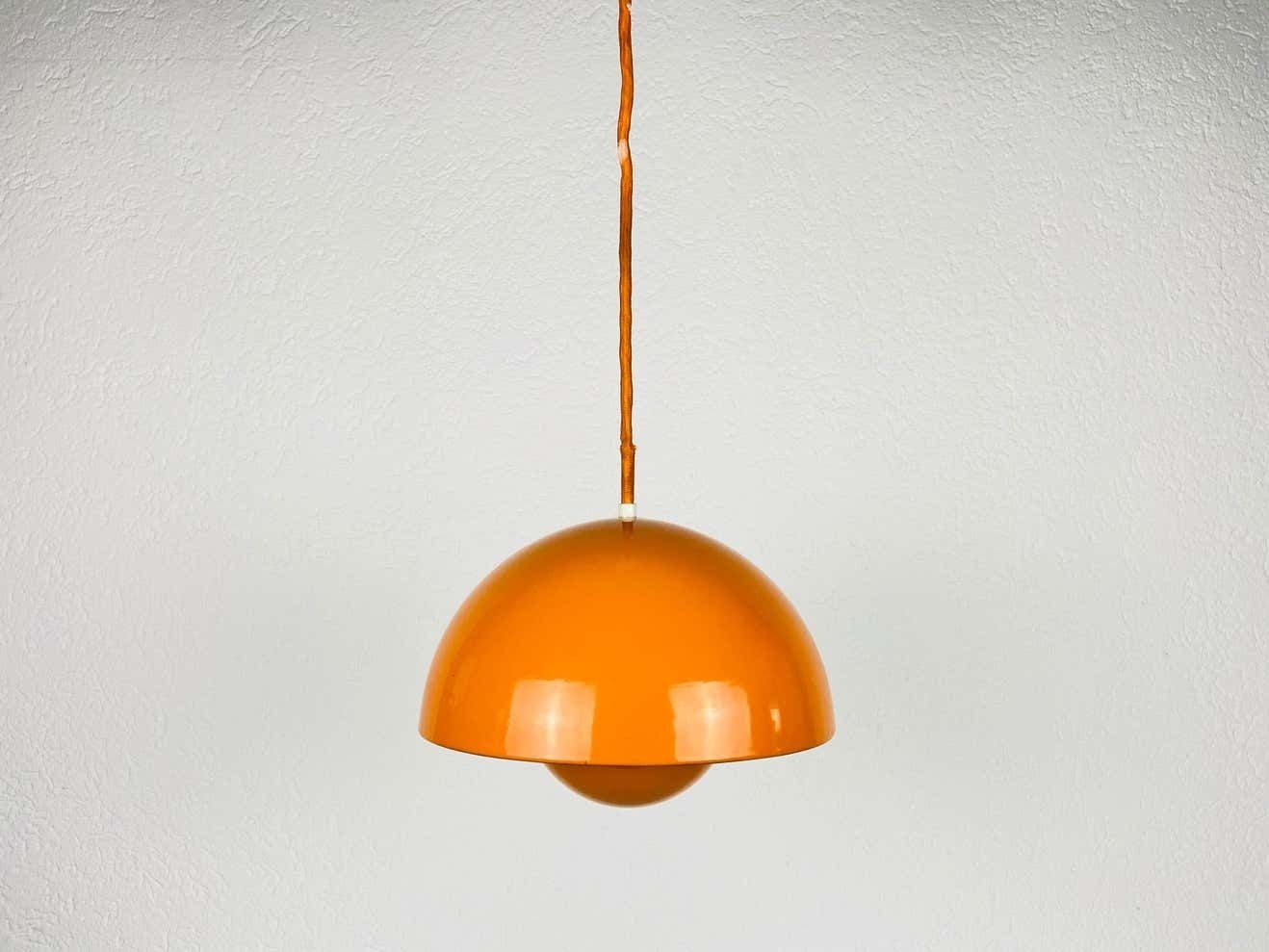 Danish Pendant Lamp By Verner Panton For Louis Poulsen, 1960s photo for sale