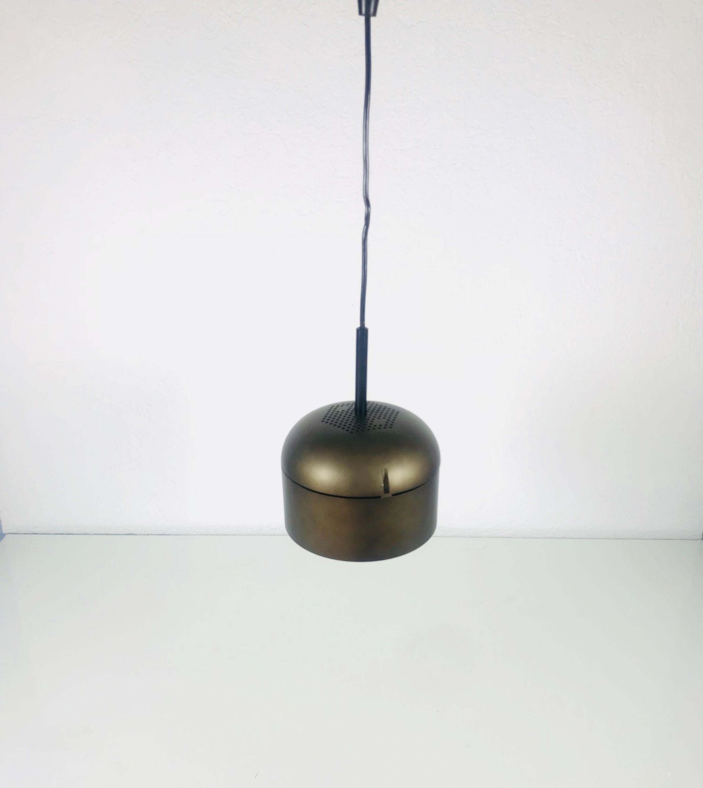 Staff Brown Hanging Lamp 1970s Germany photo vinterior