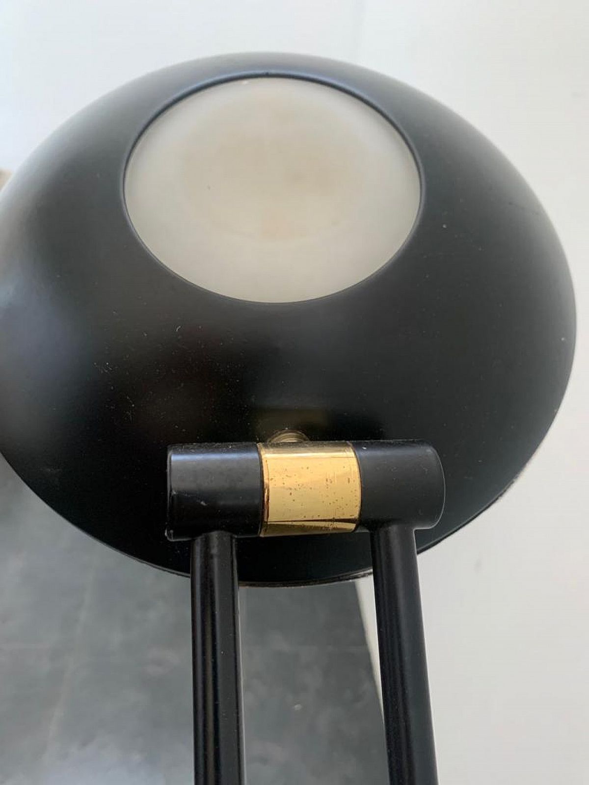 Metal Floor Lamp With Brass Details, 1960s photo buy