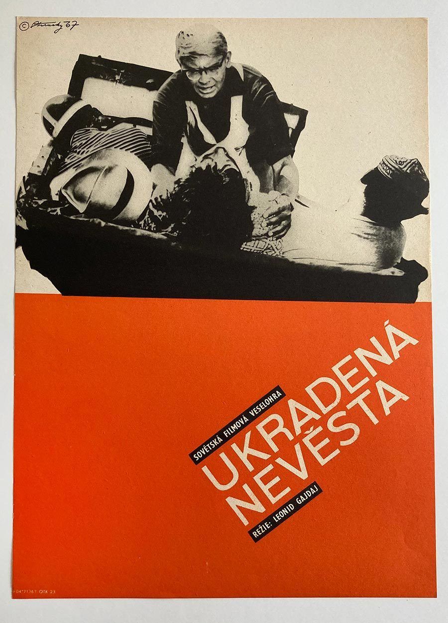 Movie Poster, Kidnapping, Caucasian Style, Stránský, 1967