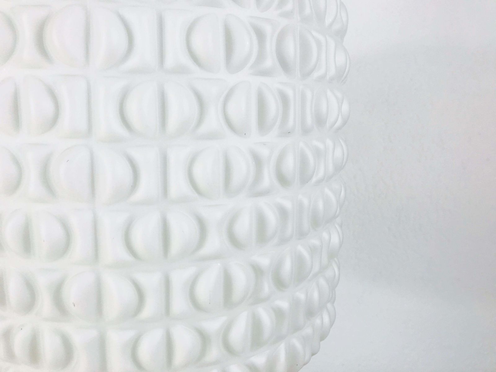 Very Large White Opal Hanging Lamp By Peill And Putzler, 1970s, Germany photo Lighting