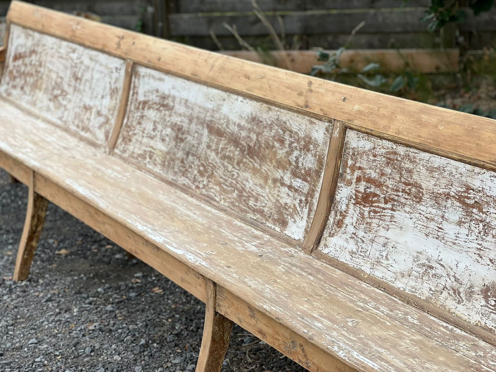 photo furniture Very Long French Dining Bench, 1800s