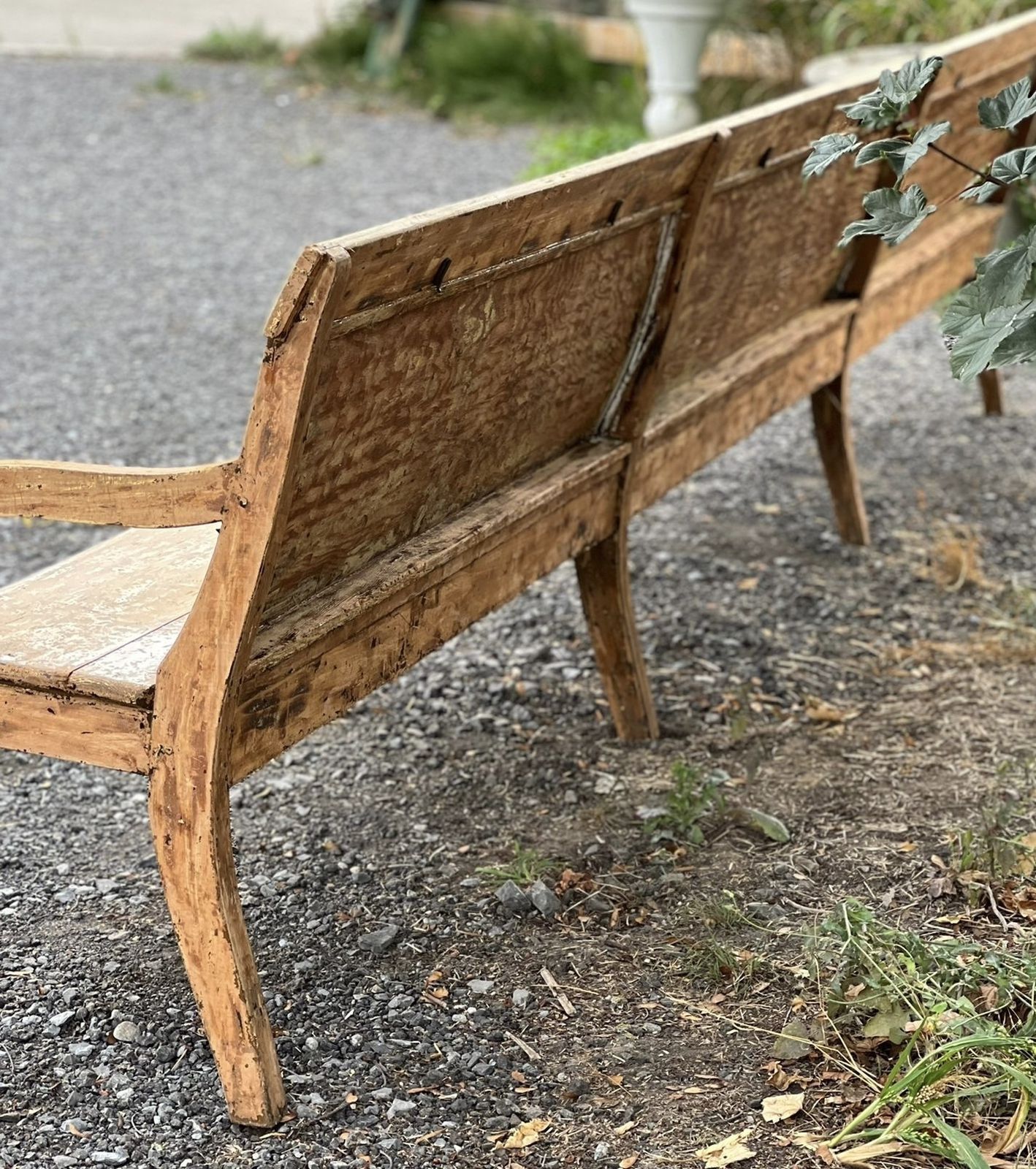 photo for sale Very Long French Dining Bench, 1800s