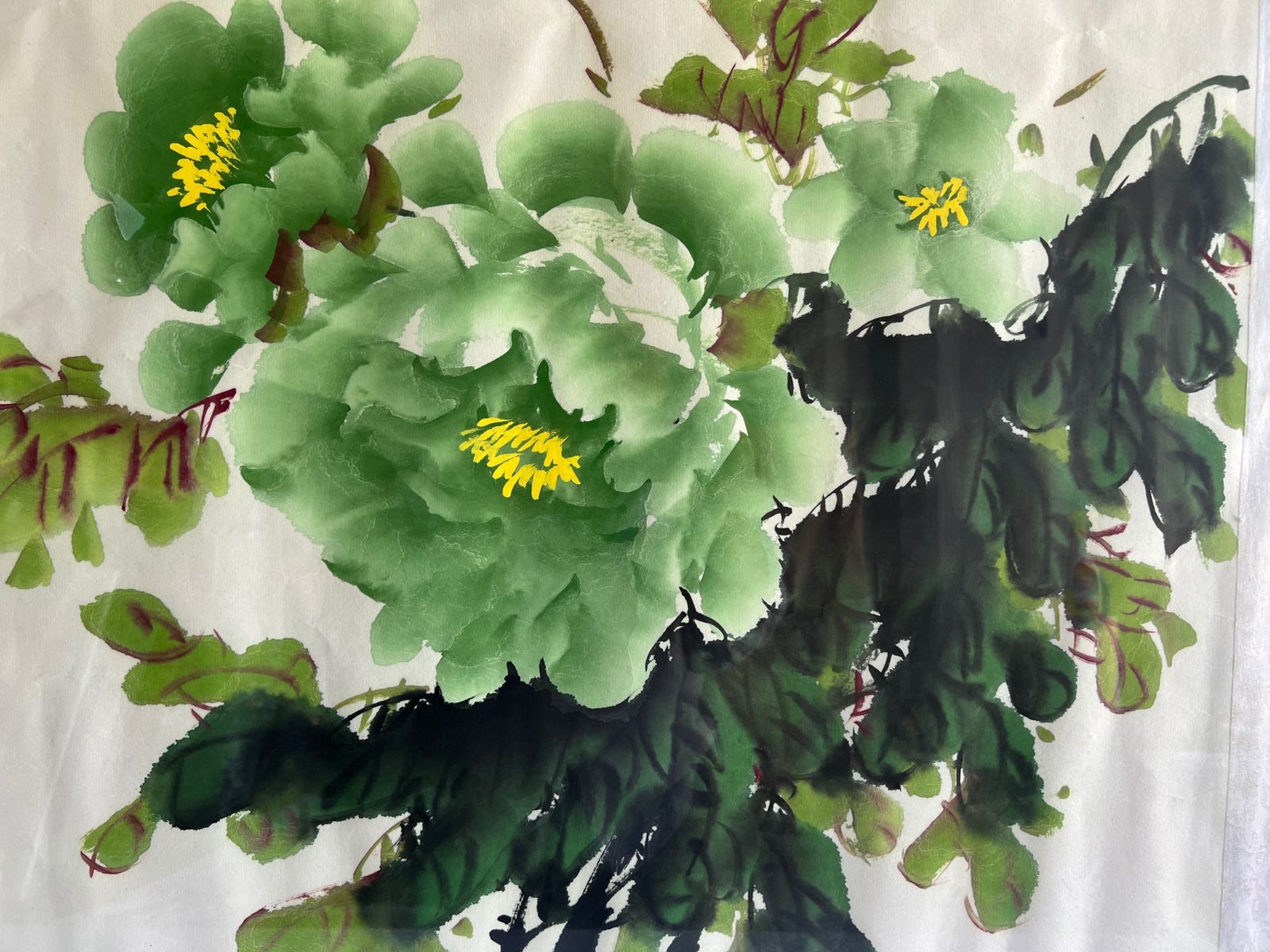 Contemporary Chinese Watercolour Painting By Li Qiang photo for sale