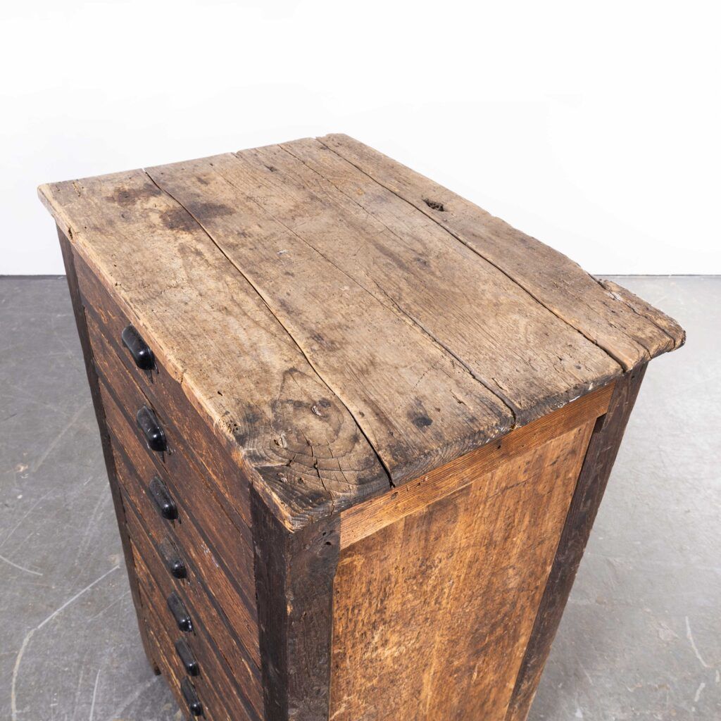1940’s French Estate Bank Of Drawers – Eight Drawers photo buy