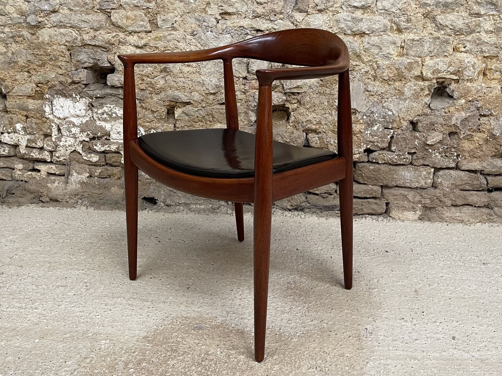 photo furniture Hans J Wegner 'The Chair' Jh 503 By Johannes Hanson 1955 Desk Accent Statement Chair