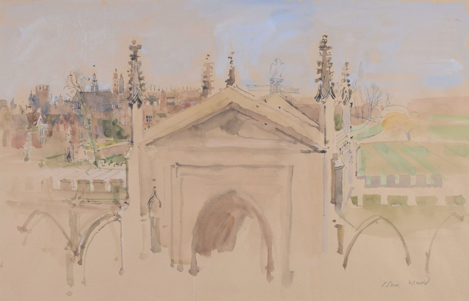 John Stanton Ward Cbe (1917 – 2007) St John’s College, Cambridge photo Art