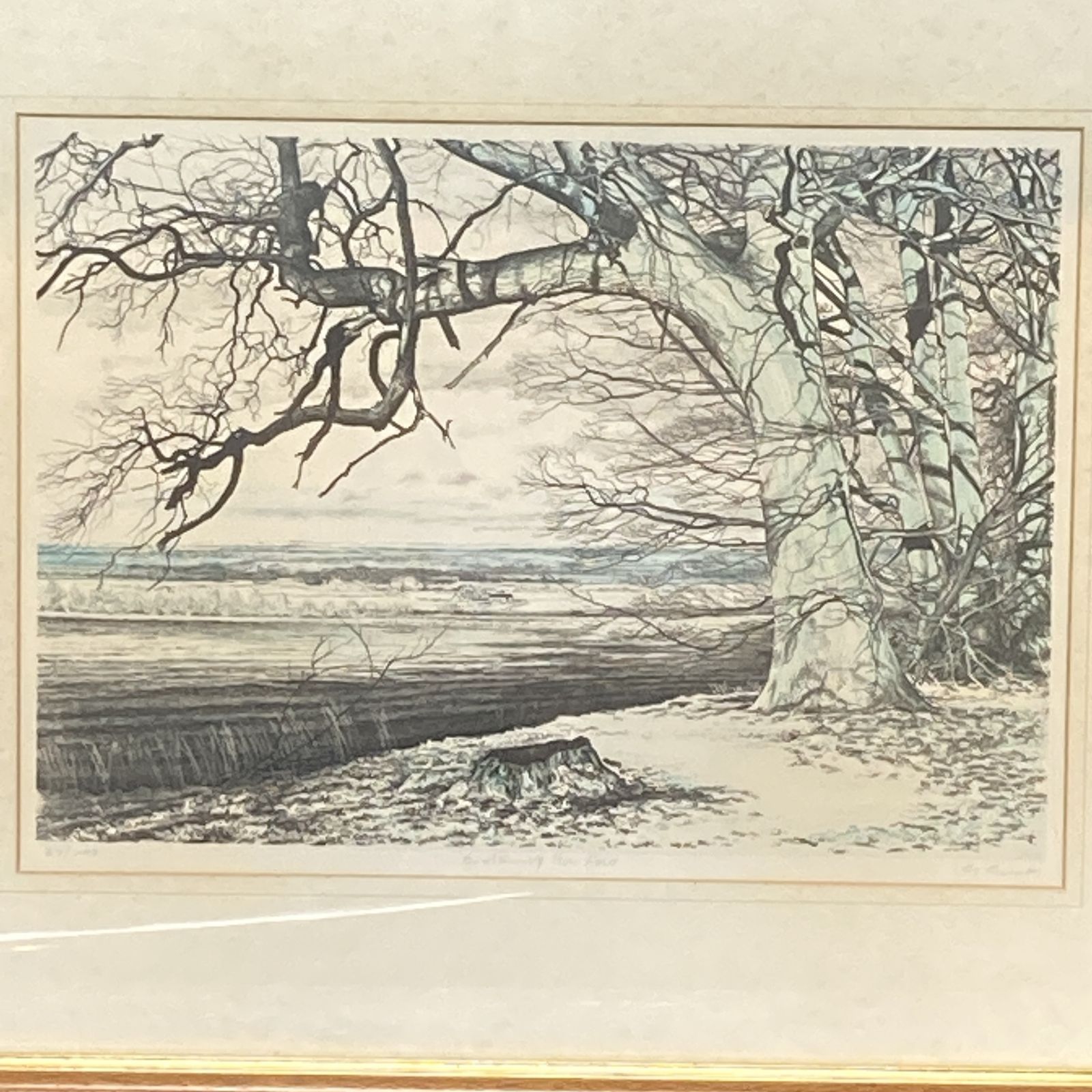Badbury Hill Fort By George Guest, Circa 1960's photo furniture