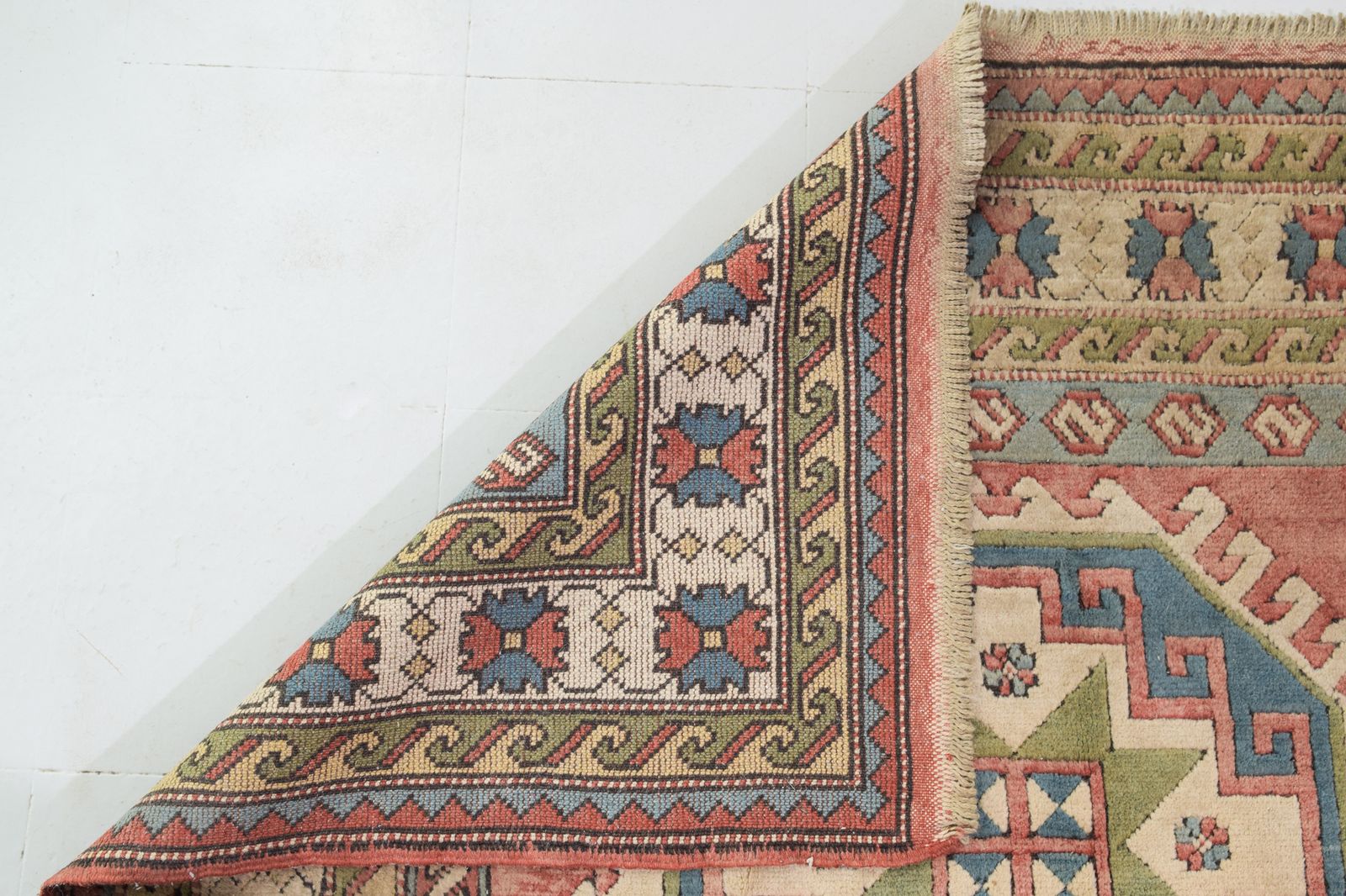 Met De Hand Geweven Vintage Vloerkleed, Jaren 1960, Wol photo vintage
