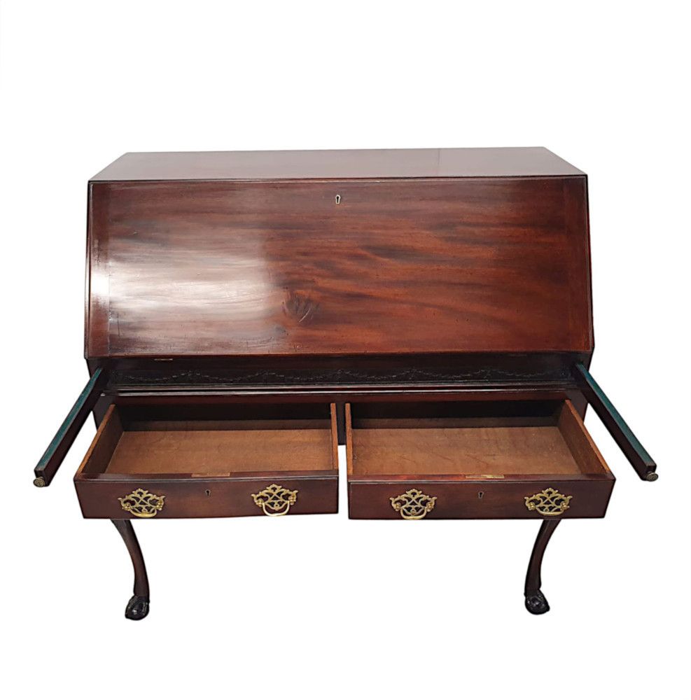 An Exceptional 19th Century Irish Fall Front Bureau By Butlers Of Dublin photo vinterior