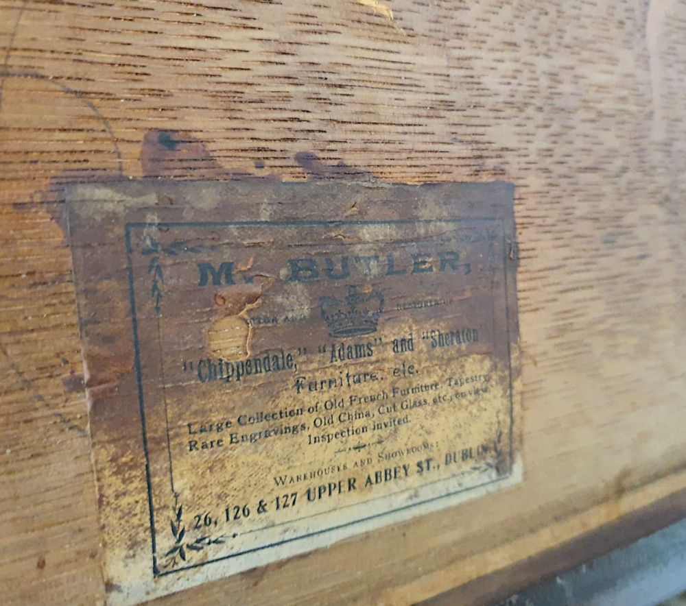 photo for sale An Exceptional 19th Century Irish Fall Front Bureau By Butlers Of Dublin