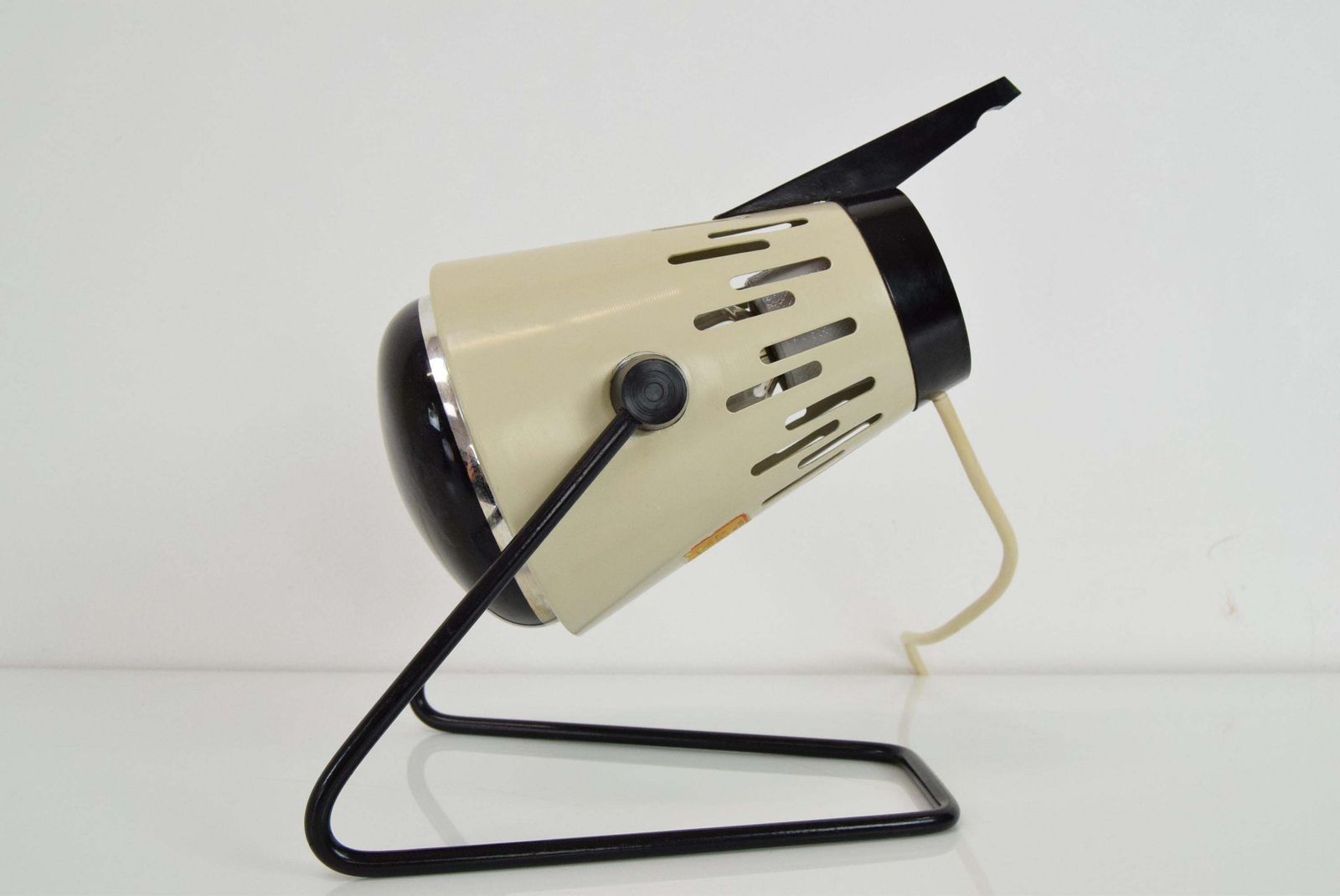 Mid Century Infra Table Lamp,Red Light,Circa 1980's. photo 288.0