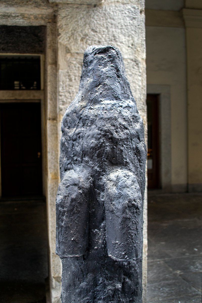 Sergio Ragalzi, Atomic Shadows Sculptures, 1985, In Ijzer En Steen, Set Van 2 photo Woonaccessoires
