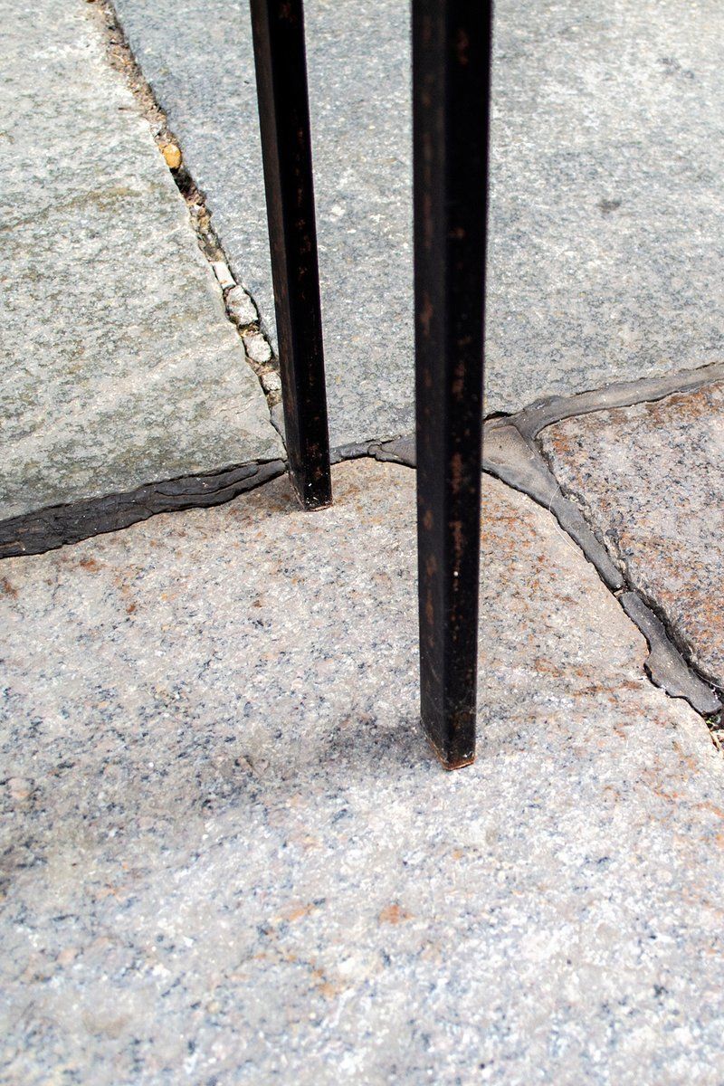 Sergio Ragalzi, Atomic Shadows Sculptures, 1985, In Ijzer En Steen, Set Van 2 photo buy