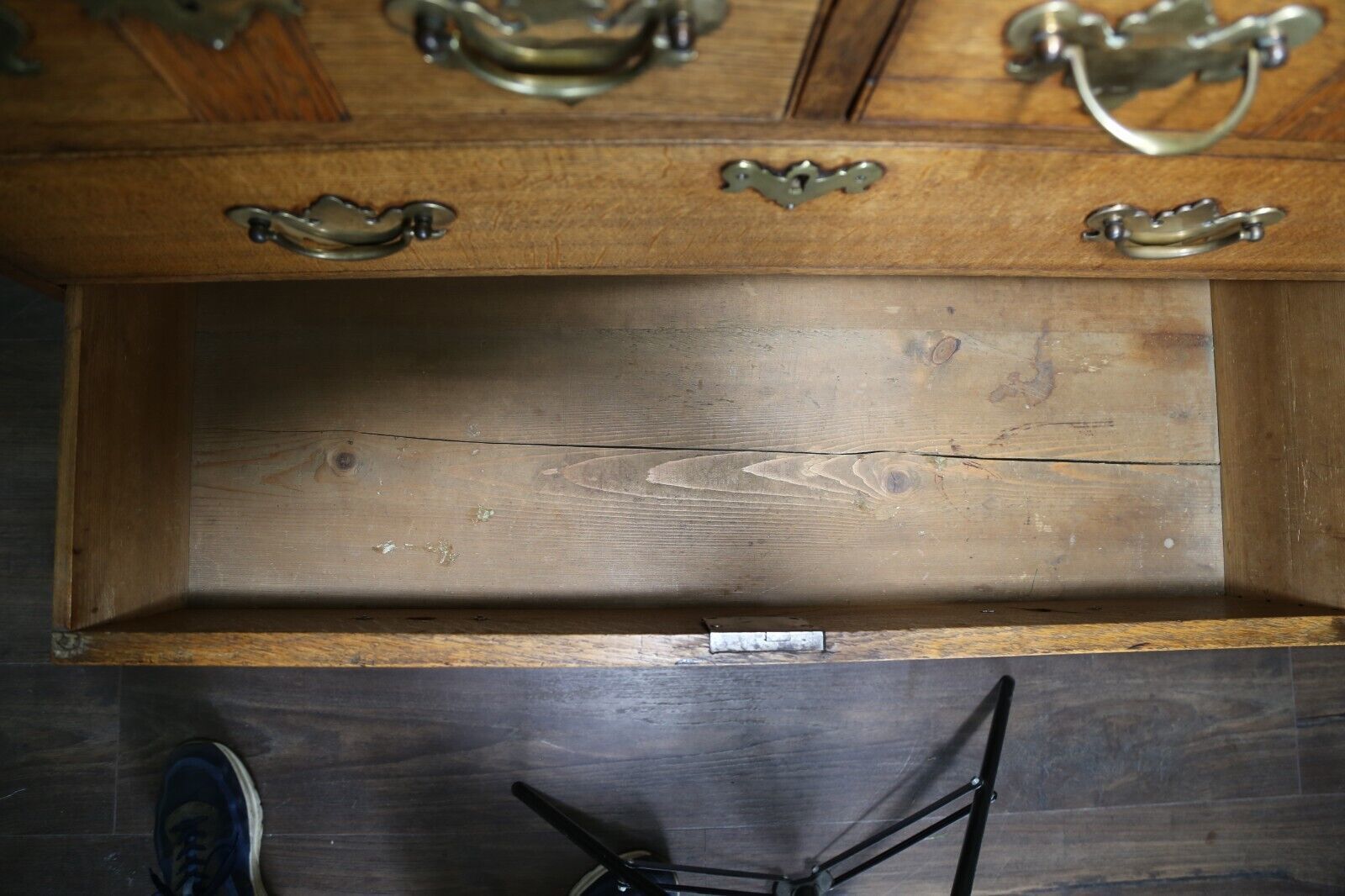 Furniture Oak Chest Of Drawers  George III Country House photo