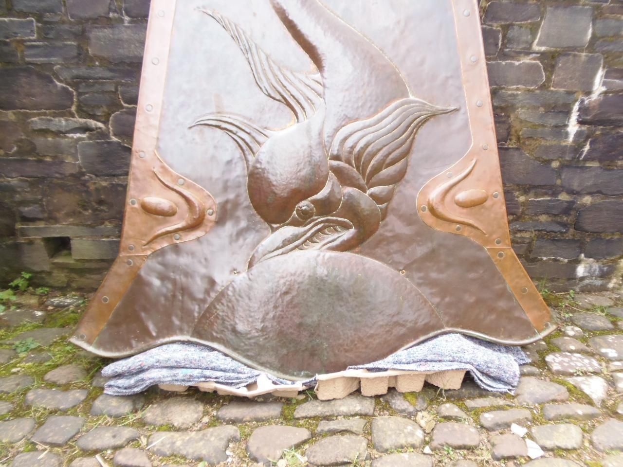 Copper Arts And Crafts  Fire Hood. .Newlyn/Pearson Style . photo furniture