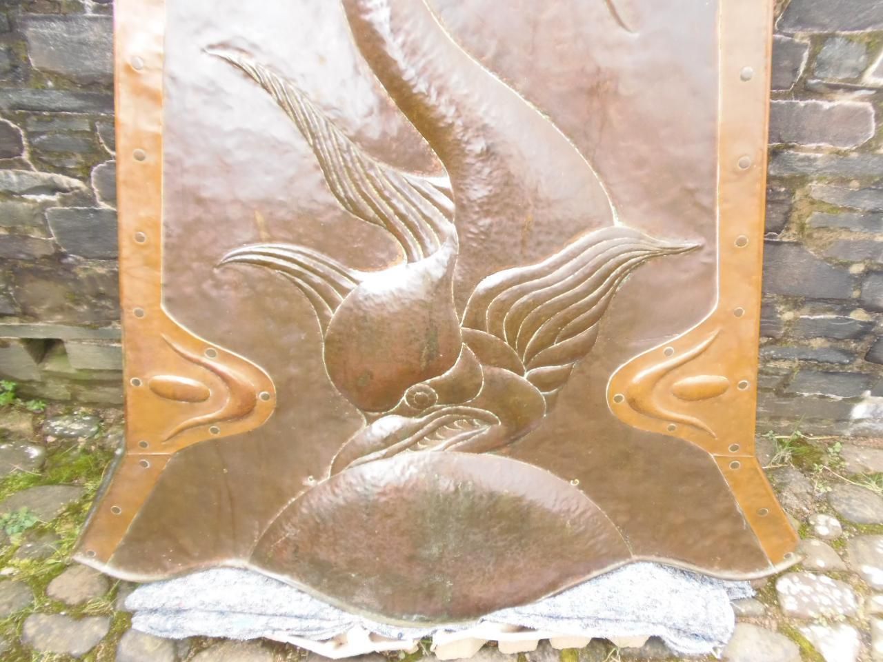 Home Fixtures Copper Arts And Crafts  Fire Hood. .Newlyn/Pearson Style . photo