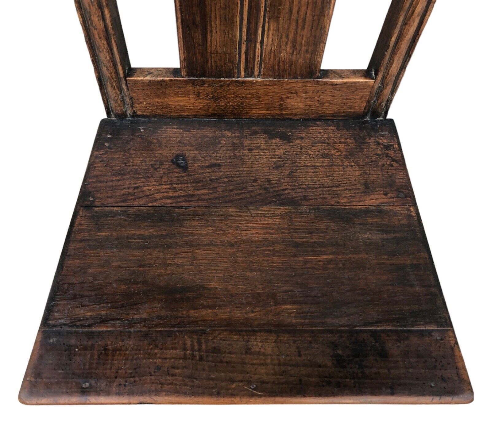 Handsome Antique Carved Oak Hall Chair photo for sale