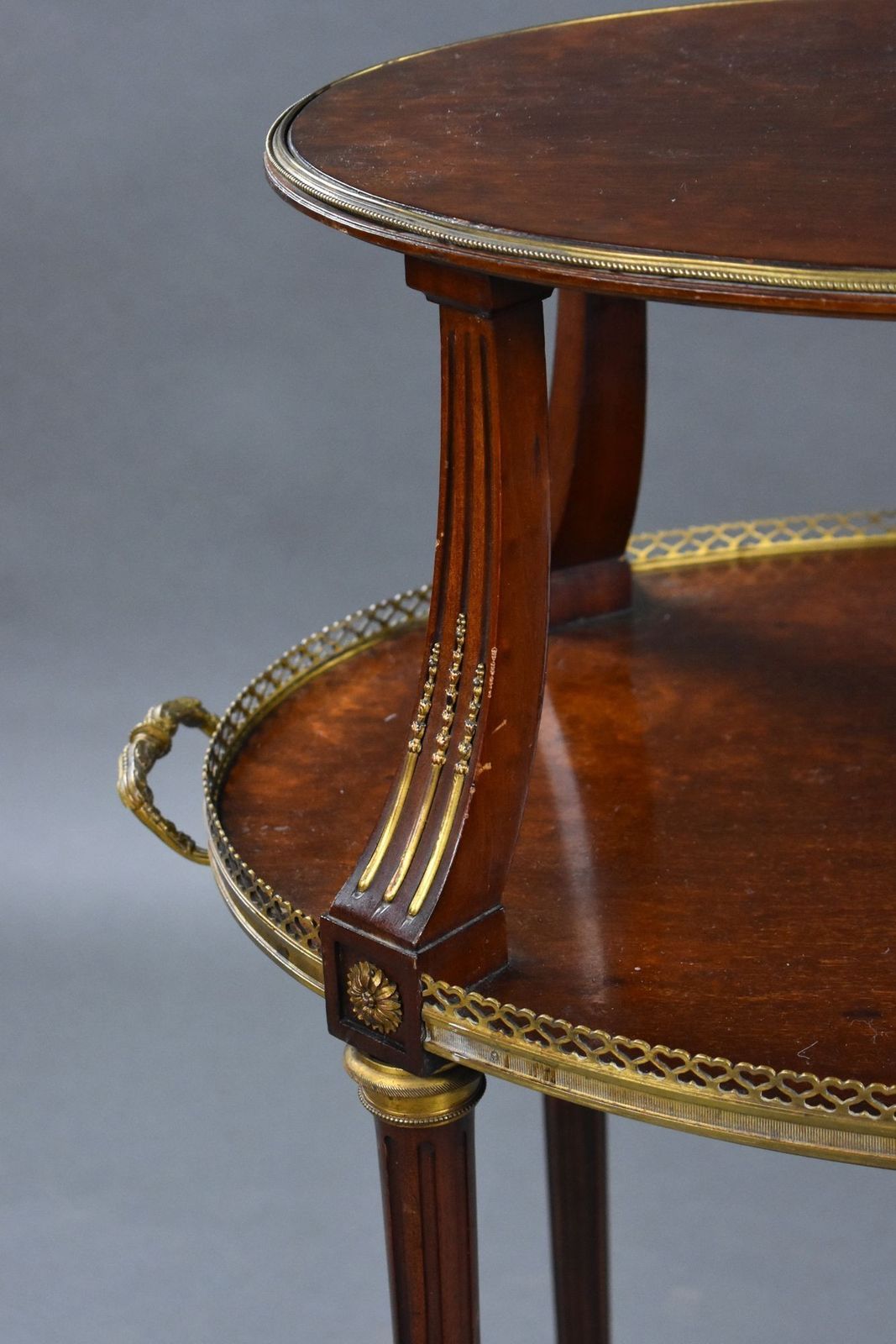 19th Century French Mahogany Etagere photo Furniture