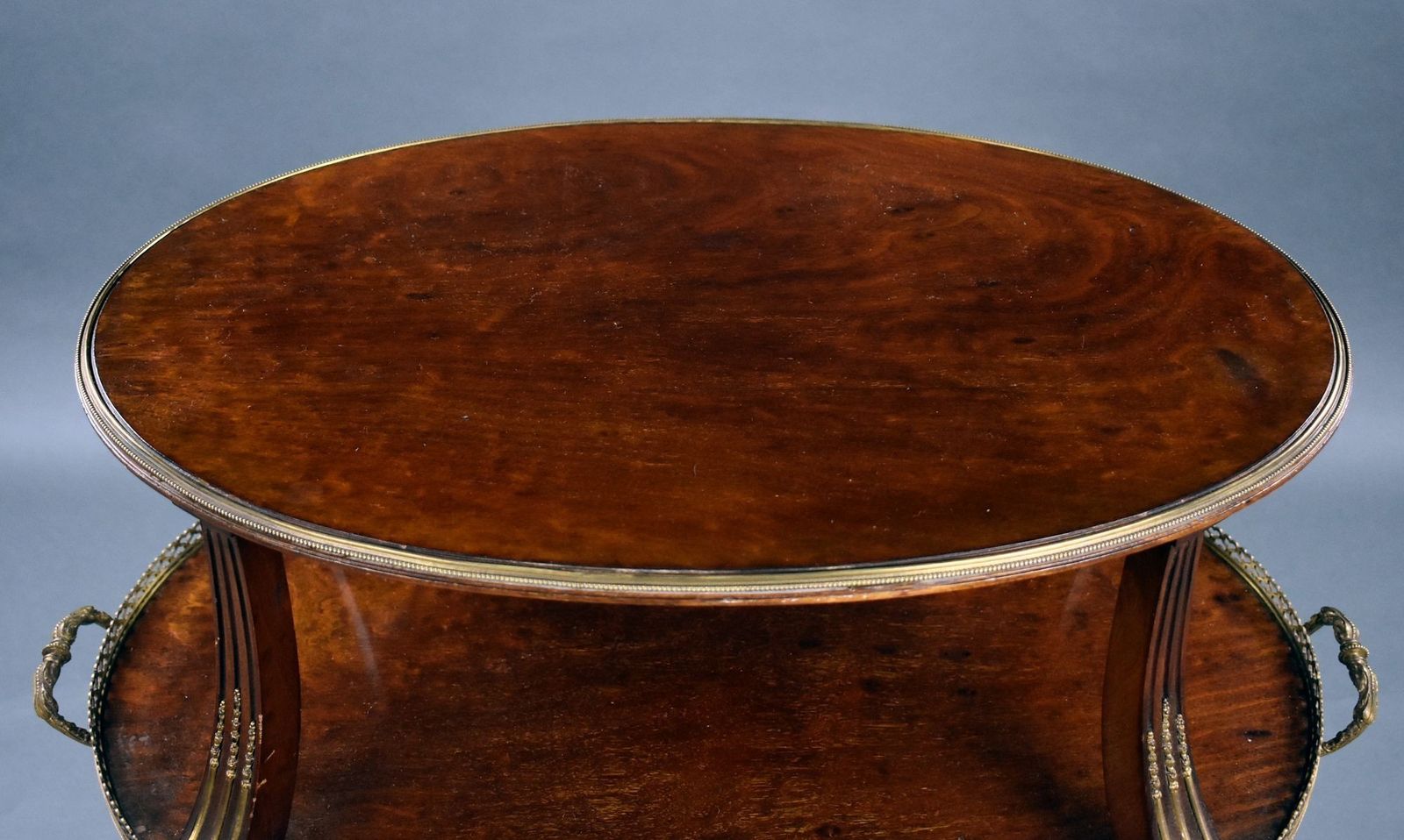 850.0 19th Century French Mahogany Etagere photo