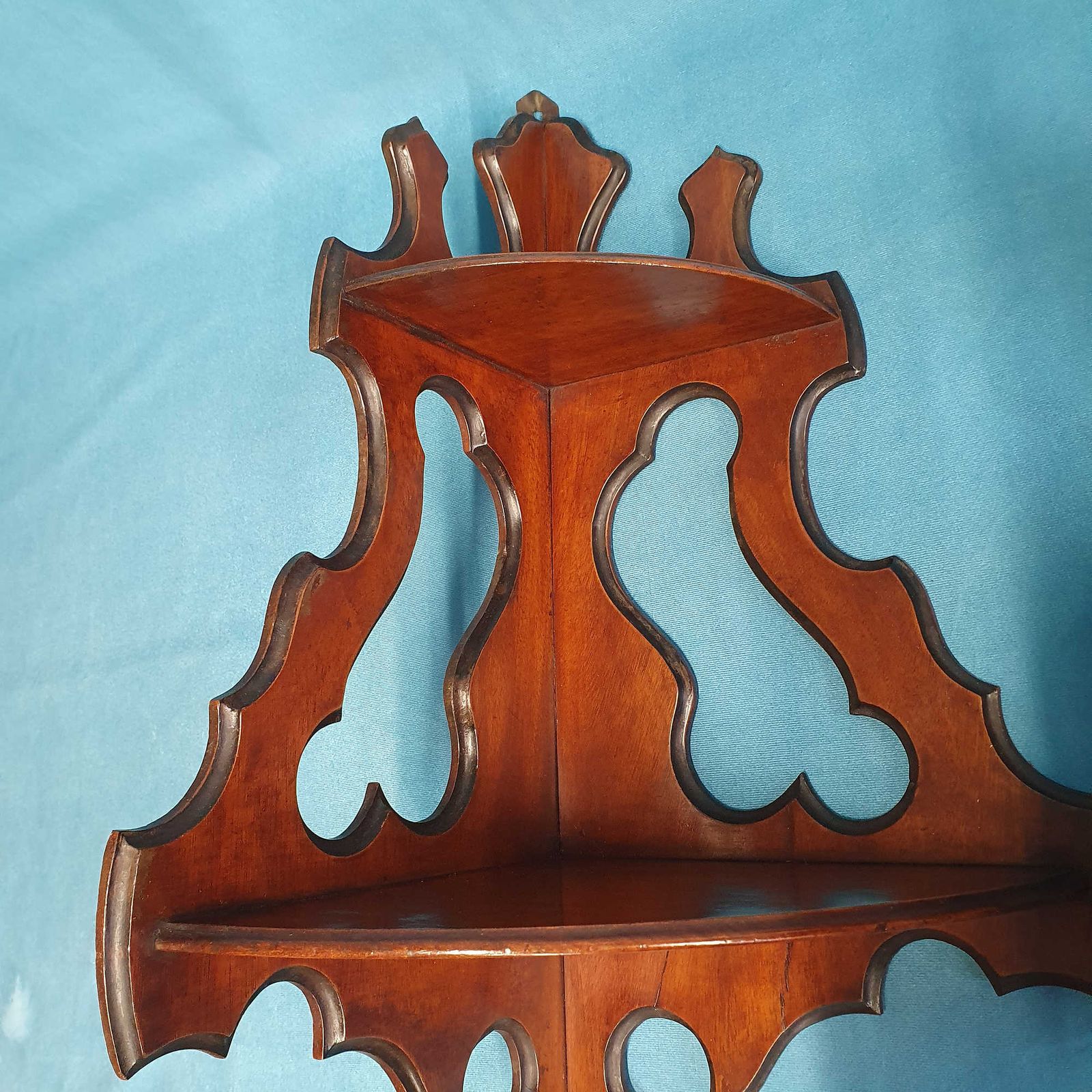 Pair Of Mid 19th Century Mahogany Wall Brackets photo for sale