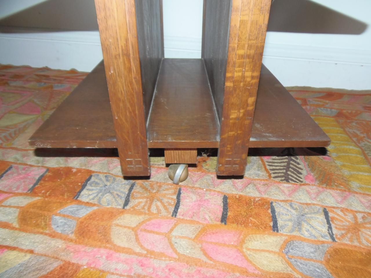 A Pair Of Heals Geometric Oak Tables, 1930s . photo Furniture